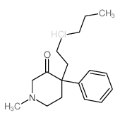 4-hexyl-1-methyl-4-phenyl-piperidin-3-one结构式