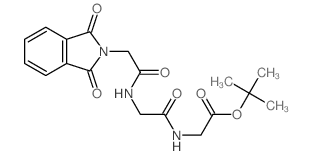 Glycine, N-[N-(phthalimidoacetyl)glycyl]-, tert-butyl ester(7CI,8CI) Structure