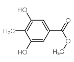 methyl 3,5-dihydroxy-4-methylbenzoate structure