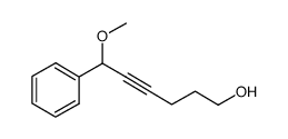 6-methoxy-6-phenylhex-4-yn-1-ol Structure