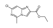 ethyl 5-methyl-7-chloroimidazo[1,2-c]pyrimidine-2-carboxylate Structure