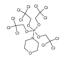 4-(tetrakis(2,2,2-trichloroethoxy)-l5-phosphanyl)morpholine Structure