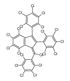 (E)-perchloro-2,3,8-triphenylbenzofulvene Structure