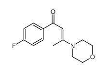 (Z)-1-(4-fluorophenyl)-3-morpholin-4-ylbut-2-en-1-one结构式