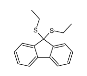 9,9-bis(ethylthio)-9H-fluorene Structure