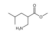 methyl 2-(aminomethyl)-4-methylpentanoate Structure