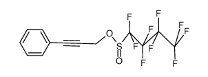 3-phenylprop-2-yn-1-yl 1,1,2,2,3,3,4,4,4-nonafluorobutane-1-sulfinate Structure