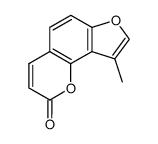 2H-Furo(2,3-h)-1-benzopyran-2-one, 9-methyl- picture