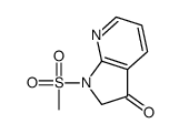 1-methylsulfonyl-2H-pyrrolo[2,3-b]pyridin-3-one结构式