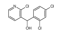 2-Chloro-alpha-(2,4-dichlorophenyl)-3-pyridinemethanol结构式