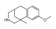 1,5-Methano-3-benzazocine,1,2,3,4,5,6-hexahydro-9-methoxy-1-methyl-(8CI) structure