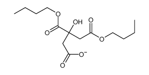 5-butoxy-3-butoxycarbonyl-3-hydroxy-5-oxopentanoate结构式
