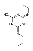 1,3,5-Triazin-2(1H)-one, 4-(ethylamino)-6-(propylamino)-结构式
