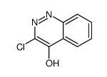 4(1H)-Cinnolinone,3-chloro-结构式