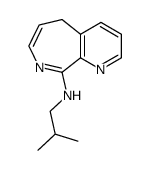 9-i-butylamino-5H-pyrido[2,3-c]azepine结构式