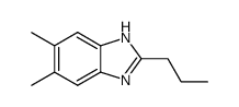 1H-Benzimidazole,5,6-dimethyl-2-propyl-(9CI)结构式