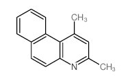 Benzo[f]quinoline, 1,3-dimethyl-结构式