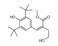 methyl 2-[(3,5-ditert-butyl-4-hydroxyphenyl)methylidene]-4-hydroxybutanoate Structure