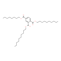 1,2-didecyl 4-octyl benzene-1,2,4-tricarboxylate Structure