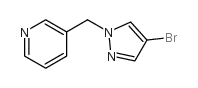 3-(4-BROMOPYRAZOL-1-YLMETHYL)PYRIDINE Structure