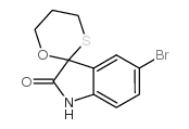 5-bromo-3,3-(propyleneoxothio)-1,3-dihydro-indole-2-one结构式