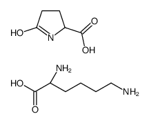 5-oxo-DL-proline, compound with L-lysine (1:1)结构式