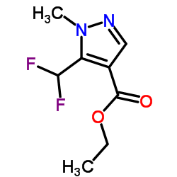 5-(二氟甲基)-1-甲基-1H-吡唑-4-羧酸乙酯结构式