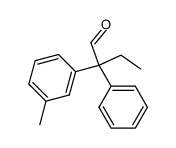 2-phenyl-2-m-tolyl-butyraldehyde Structure