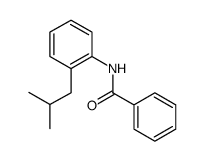 Benzamide, N-[2-(2-methylpropyl)phenyl] Structure
