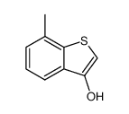 7-methyl-benzo[b]thiophen-3-ol结构式