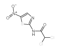 Acetamide,2,2-dichloro-N-(5-nitro-2-thiazolyl)-结构式