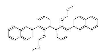 3,3'-di-naphthalen-2-yl-2,2'-bis-methoxymethoxybiphenyl结构式
