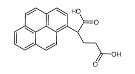 2-pyren-1-ylpentanedioic acid结构式