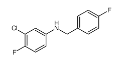 3-Chloro-4-fluoro-N-(4-fluorobenzyl)aniline picture