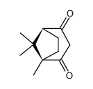 (1R)-1.8.8-Trimethyl-bicyclo[3.2.1]octandion-(2.4) Structure