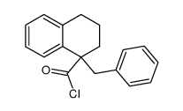 1-benzyl-1,2,3,4-tetrahydro-[1]naphthoyl chloride结构式