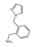 1-[2-(1H-PYRAZOL-1-YLMETHYL)PHENYL]METHANAMINE structure