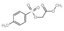 Acetic acid,2-[[(4-methylphenyl)sulfonyl]oxy]-, methyl ester结构式