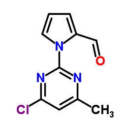 1-(4-Chloro-6-methyl-2-pyrimidinyl)-1H-pyrrole-2-carbaldehyde结构式