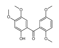 (2,5-dimethoxyphenyl)-(2-hydroxy-4,5-dimethoxyphenyl)methanone Structure