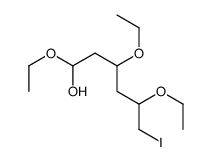 1,3,5-triethoxy-6-iodohexan-1-ol结构式