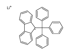 lithium,9-tritylfluoren-9-ide结构式