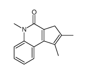 1,2,5-trimethyl-3H-cyclopenta[c]quinolin-4-one结构式
