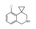 5'-CHLORO-2',3'-DIHYDRO-1'H-SPIRO[CYCLOPROPANE-1,4'-ISOQUINOLINE]结构式