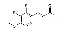 2,3-DIFLUORO-4-METHOXYCINNAMIC ACID图片