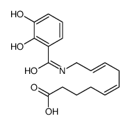 10-[(2,3-dihydroxybenzoyl)amino]deca-5,8-dienoic acid Structure