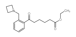 ETHYL 6-[2-(AZETIDINOMETHYL)PHENYL]-6-OXOHEXANOATE Structure