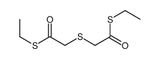 S-ethyl 2-(2-ethylsulfanyl-2-oxoethyl)sulfanylethanethioate Structure