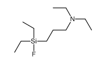 3-[diethyl(fluoro)silyl]-N,N-diethylpropan-1-amine Structure