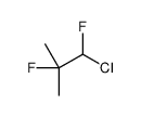 1-chloro-1,2-difluoro-2-methylpropane Structure